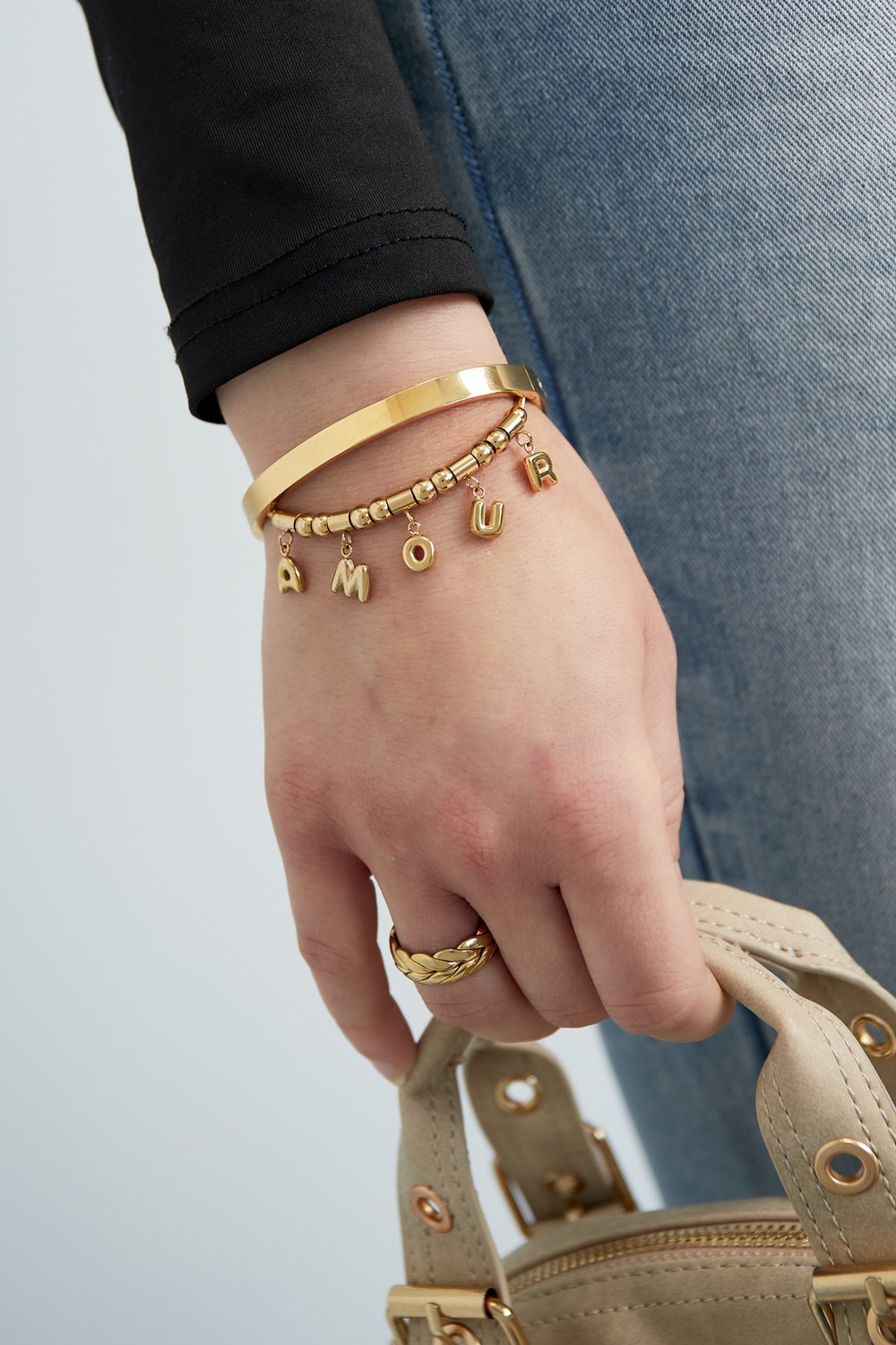 Amour Kiss Bracelet - Gold