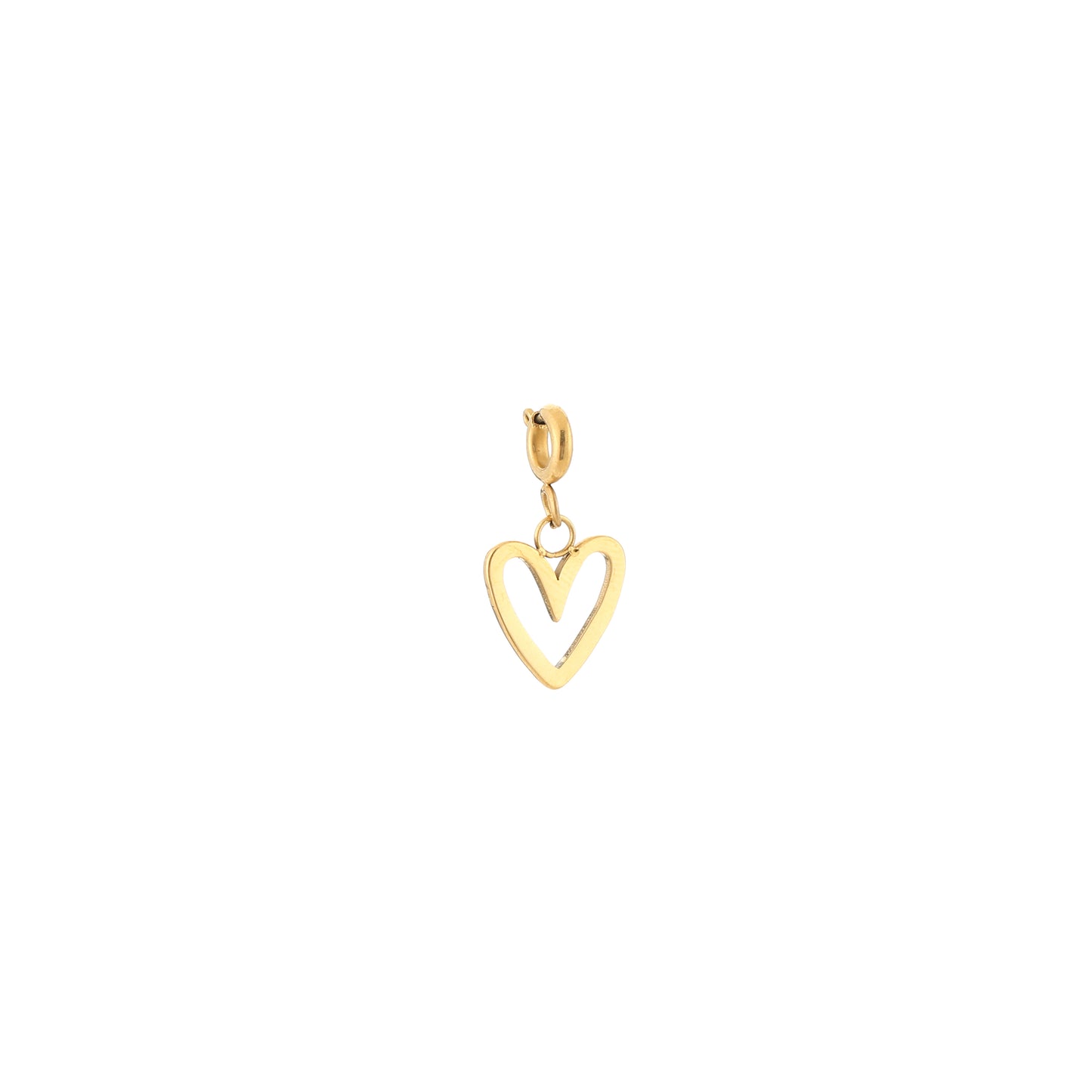 Open hart charm