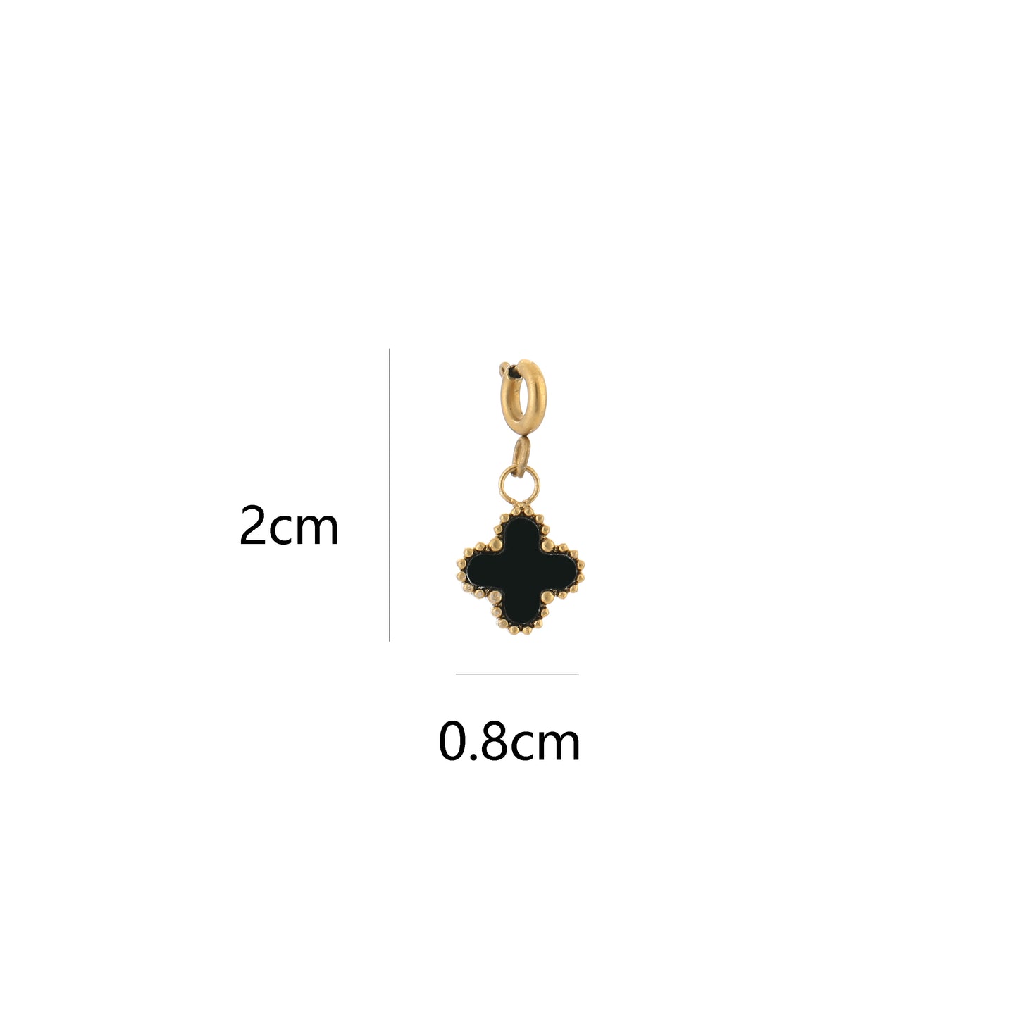 Black van Cleef charm