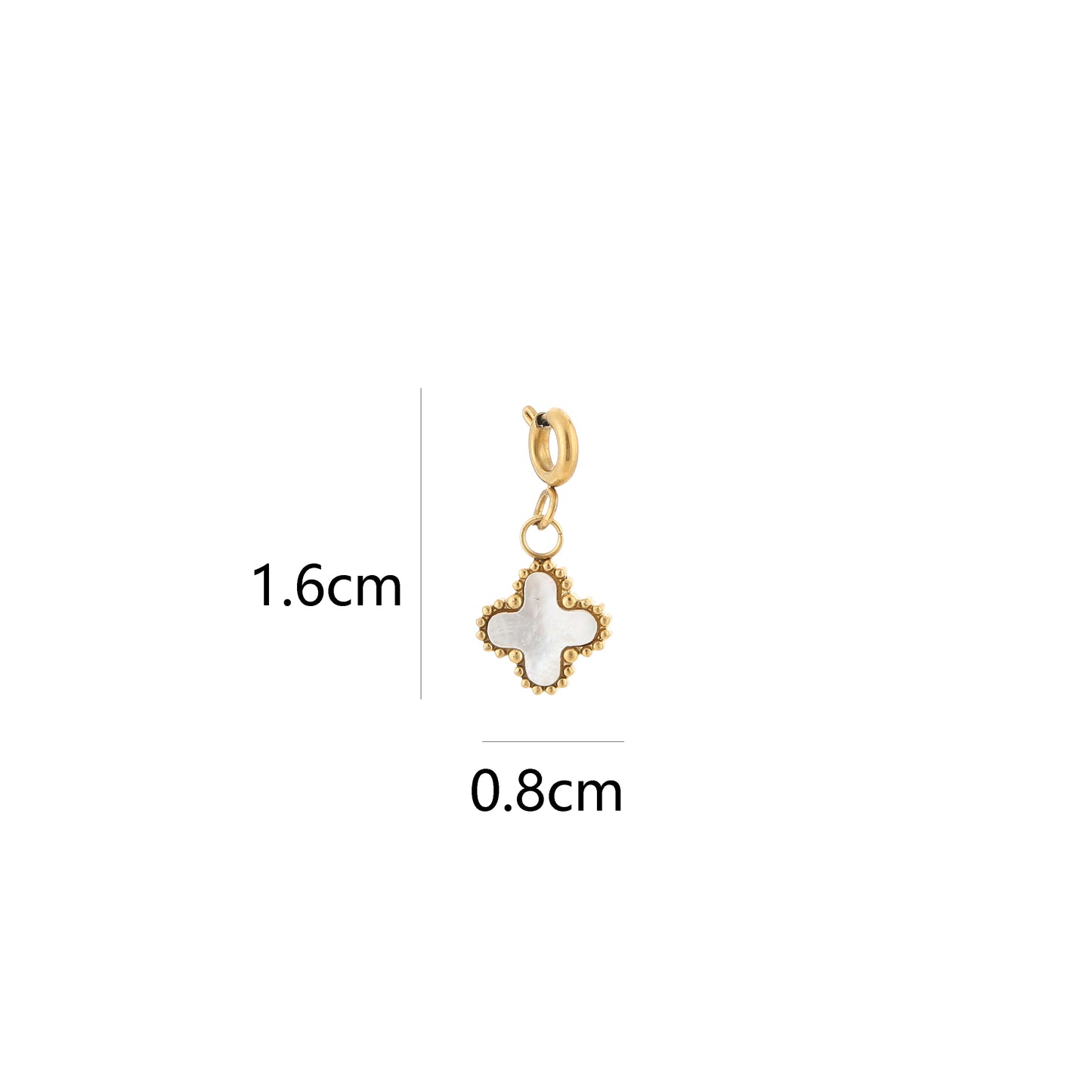 White van Cleef charm