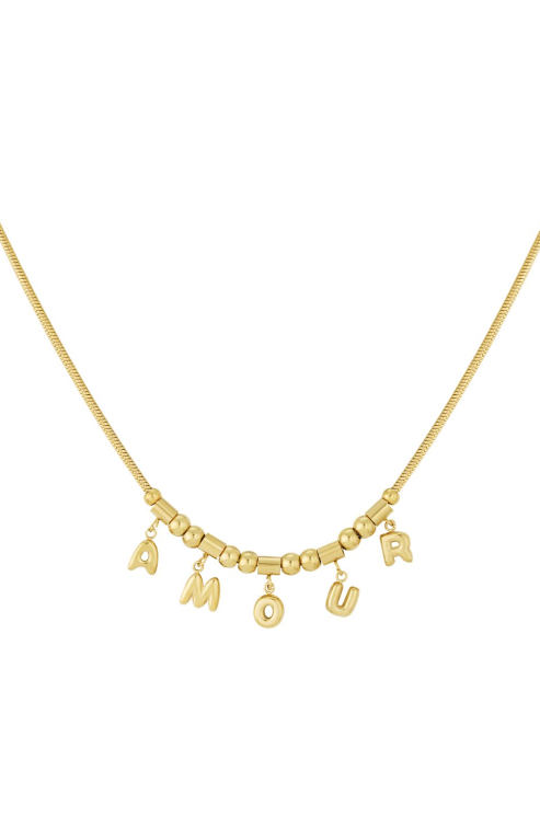 Amour Kiss Necklaces - Gold