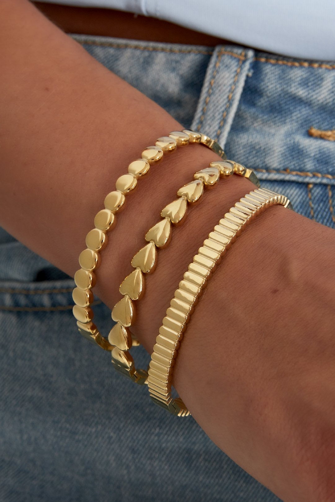 Sunny Hearts Armband