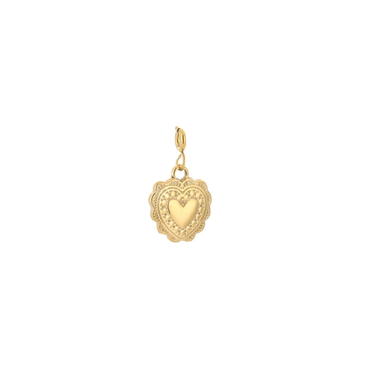 Gold Hart charm