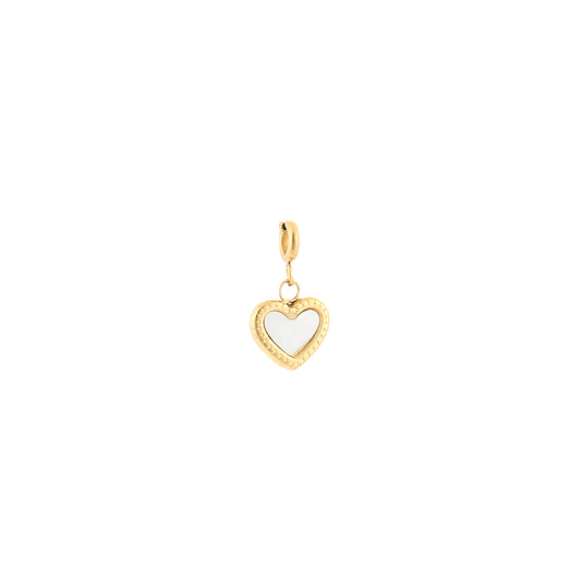 white Hart charm