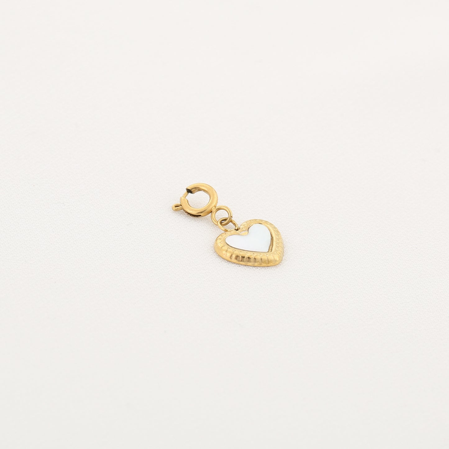 white Hart charm