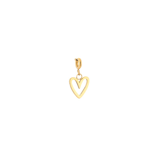 Open hart charm
