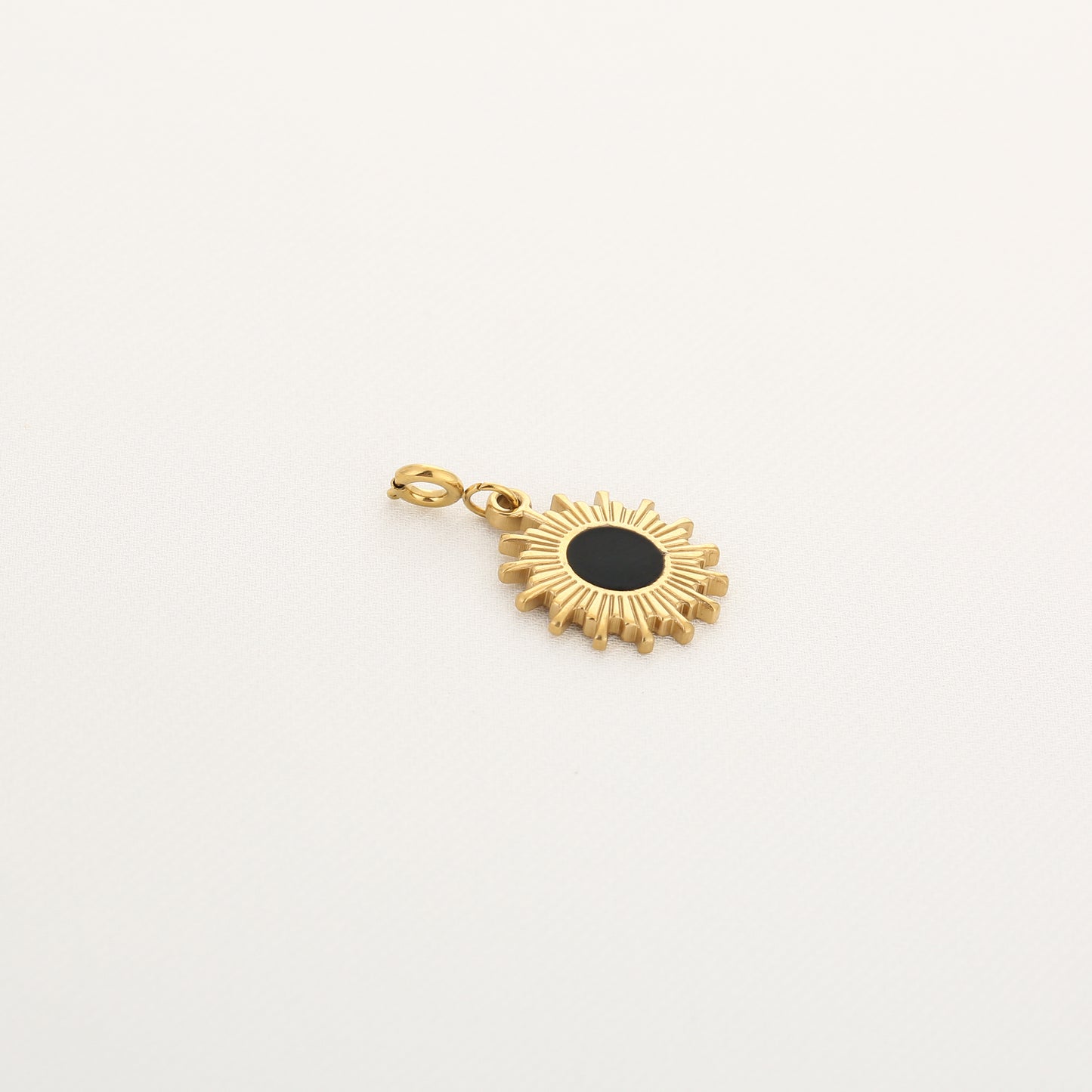 Black Sunflower charm