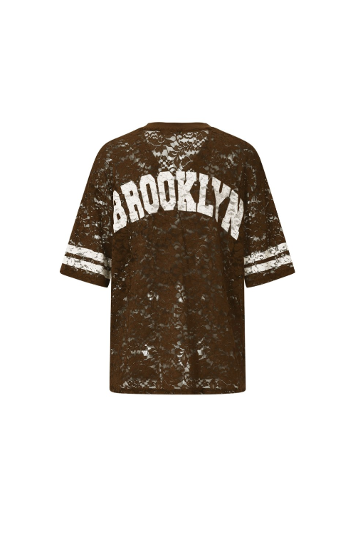 Team 98 Lace Shirt- Brown