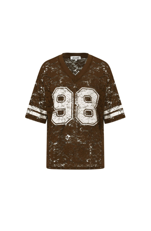 Team 98 Lace Shirt- Brown