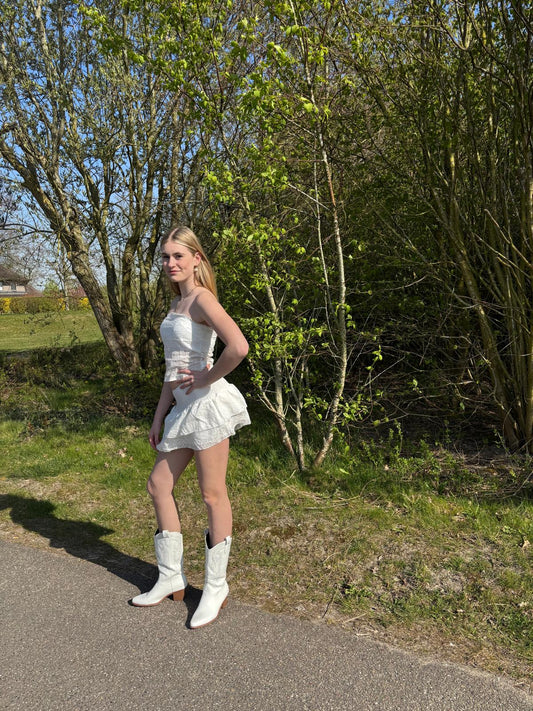 Ivy skirt (Milky White)