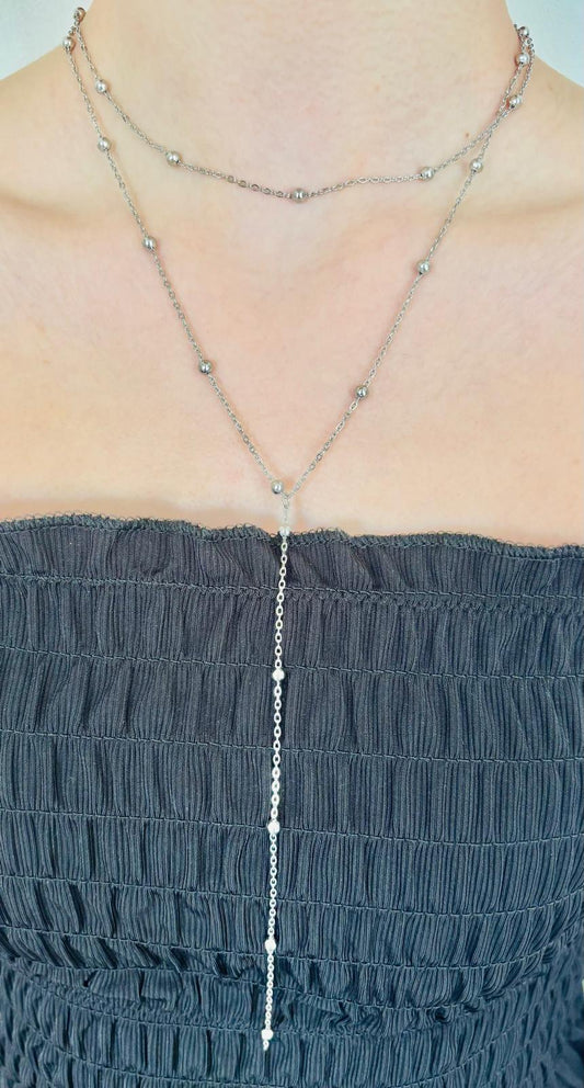 Milou necklace (Gold &amp; Silver)